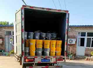 吉木萨尔三吨固化剂和抛光液客户自提直接拉工地施工